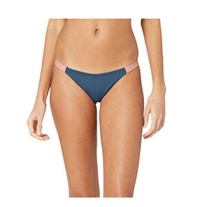 Tavik Heather Bikini Bottom Color Blocked Coastal Blue Size S